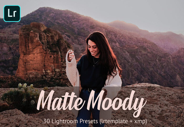 30 پریست لایت روم حرفه ای سینمایی و براش لایتروم Matte Moody Presets Lightroom
