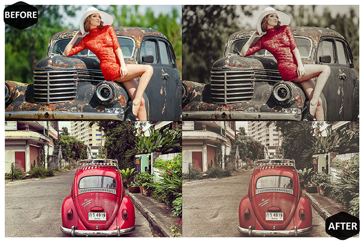 36 پریست لایت روم حرفه ای افکت قدیمی Vintage Mobile & Desktop Lightroom Presets retro presets 36 پریست لایت روم حرفه ای افکت قدیمی Vintage Mobile & Desktop Lightroom Presets retro presets