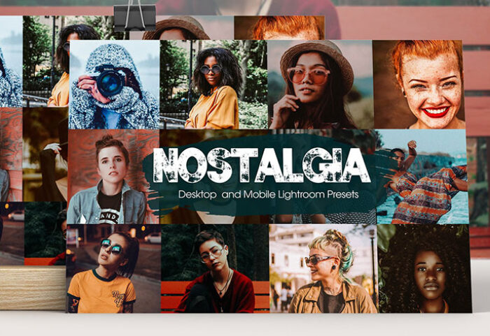 36 پریست لایت روم حرفه ای افکت نوستالژی Nostalgia Lightroom Presets