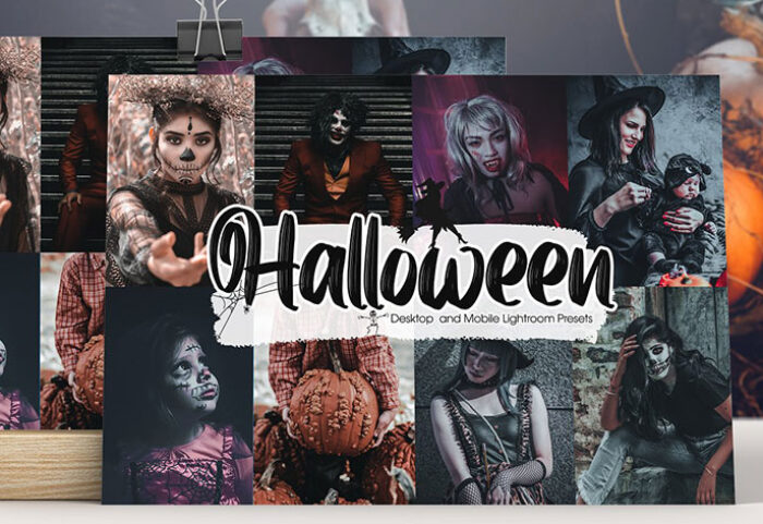 36 پریست لایت روم دسکتاپ و موبایل تم هالووین Halloween Lightroom Presets
