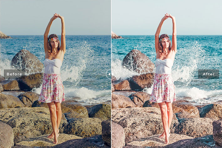 40 پریست لایت روم و پریست کمرا راو و اکشن فتوشاپ تم ساحلی Krabi Pro Lightroom Presets 40 پریست لایت روم و پریست کمرا راو و اکشن فتوشاپ تم ساحلی Krabi Pro Lightroom Presets