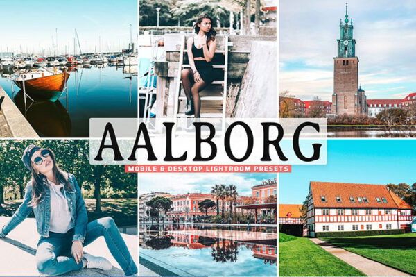 40 پریست لایت روم و کمرا راو و اکشن فتوشاپ Aalborg Pro Lightroom Presets