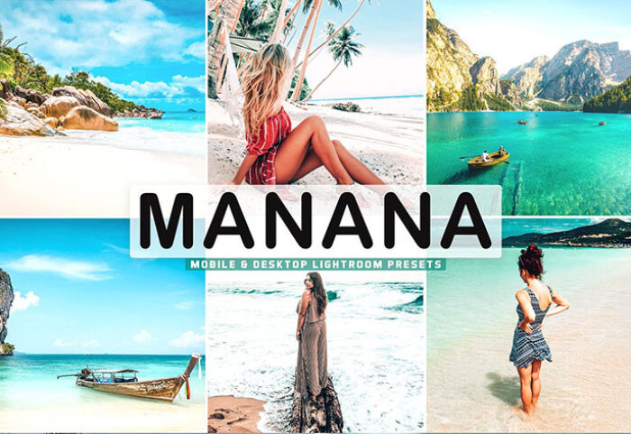 40 پریست لایت روم و کمرا راو و اکشن فتوشاپ اسپانیایی Manana Pro Lightroom Presets