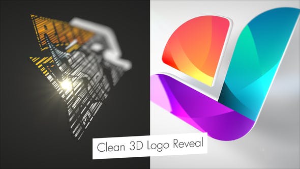 پروژه آماده افتر افکت با موزیک لوگو 3 بعدی Clean 3D Logo Reveal پروژه آماده افتر افکت با موزیک لوگو 3 بعدی Clean 3D Logo Reveal