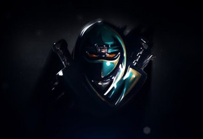 پروژه آماده افتر افکت با موزیک لوگو نور نئون Dark Neon Logo Intro