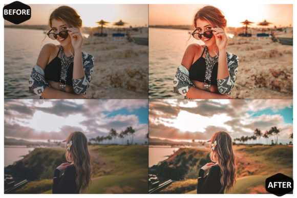 پریست لایت روم دسکتاپ و موبایل تم زمان طلایی Golden Hour Lightroom Presets Graphic پریست لایت روم دسکتاپ و موبایل تم زمان طلایی Golden Hour Lightroom Presets Graphic