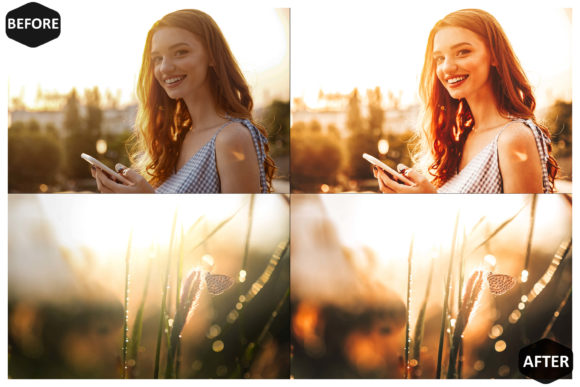 پریست لایت روم دسکتاپ و موبایل تم زمان طلایی Golden Hour Lightroom Presets Graphic پریست لایت روم دسکتاپ و موبایل تم زمان طلایی Golden Hour Lightroom Presets Graphic