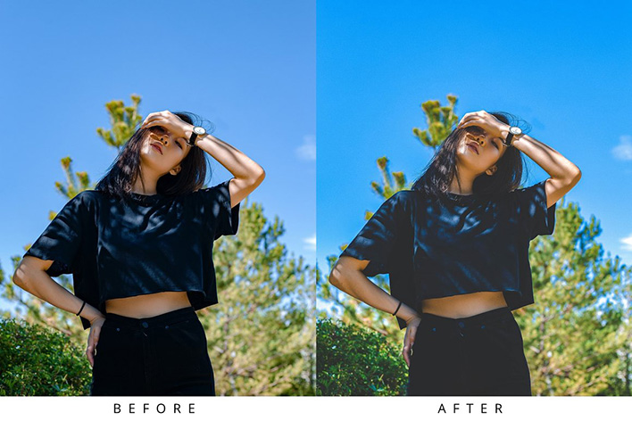 10 پریست لایت روم حرفه ای تم مدلینگ Fashion Model Lightroom Presets