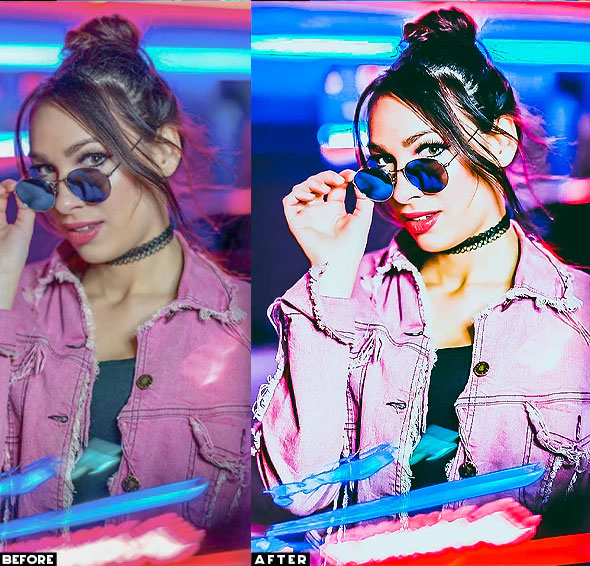 12 پریست لایت روم پرتره سینمایی و پریست کمرا راو فتوشاپ Cinematic Neon Portrait Presets 12 پریست لایت روم پرتره سینمایی و پریست کمرا راو فتوشاپ Cinematic Neon Portrait Presets