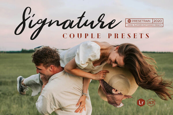 20 پریست آماده عروسی برای لایتروم Signature Lightroom Presets
