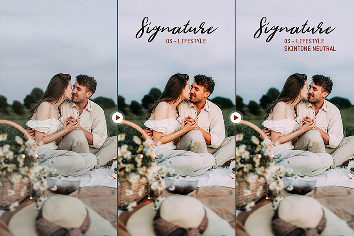 20 پریست آماده عروسی برای لایتروم Signature Lightroom Presets