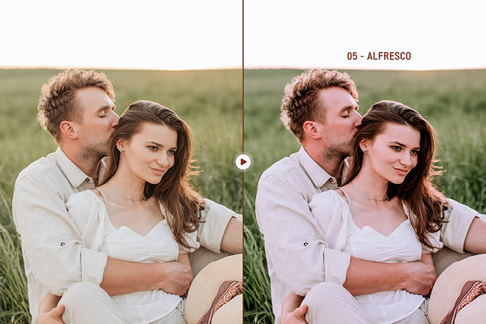 20 پریست آماده عروسی برای لایتروم Signature Lightroom Presets