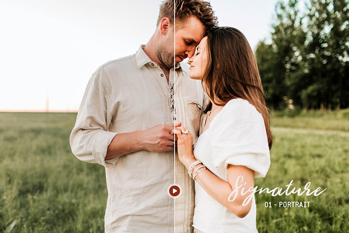 20 پریست آماده عروسی برای لایتروم Signature Lightroom Presets 20 پریست آماده عروسی برای لایتروم Signature Lightroom Presets