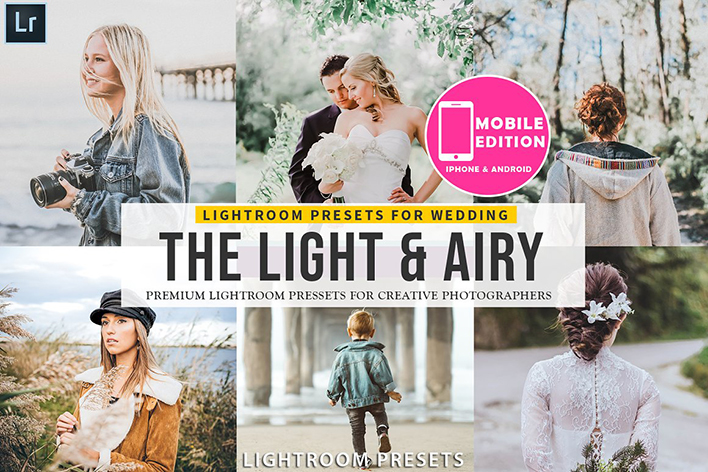 20 پریست لایت روم حرفه ای تم هوای عاشقانه Light Airy Lightroom Preset 20 پریست لایت روم حرفه ای تم هوای عاشقانه Light Airy Lightroom Preset