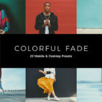 20 پریست لایت روم سینمایی و پریست کمرا راو و لات رنگی Colorful Fade LR Presets