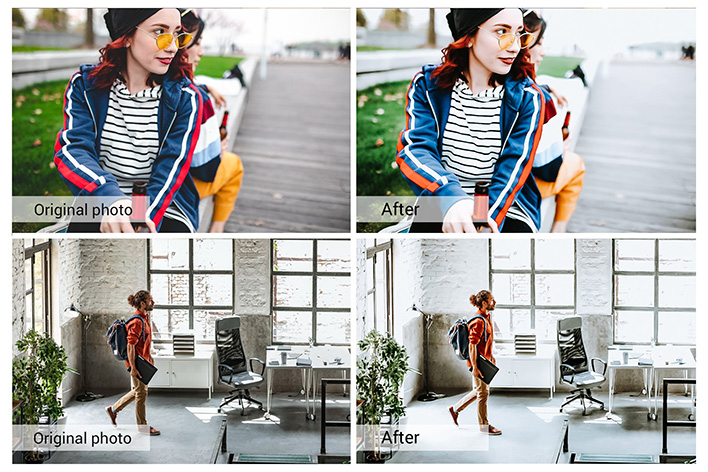 20 پریست لایت روم و پریست کمرا راو و لات رنگی تم شکر Sugar Lightroom Presets & LUTs