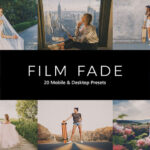 20 پریست لایت روم و پریست کمرا راو و لات رنگی فیلم رنگی Film Fade Lightroom Presets & LUT