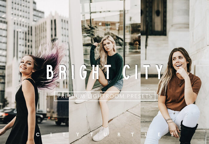 24 پریست حرفه ای لایت روم تم روشن و گرم Warm BRIGHT CITY Lightroom Presets
