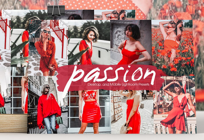 36 پریست لایت روم حرفه ای مدلینگ و فشن Passion Lightroom Presets