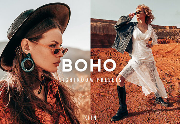 4 پریست لایت روم حرفه ای تم جزیره بهول BOHO LIGHTROOM PRESETS