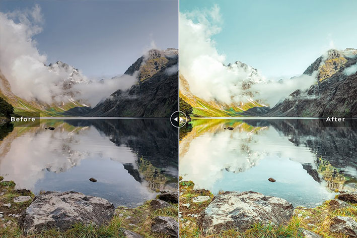 40 پریست لایت روم و پریست کمرا راو و اکشن فتوشاپ Fiordland Pro Lightroom Presets 40 پریست لایت روم و پریست کمرا راو و اکشن فتوشاپ Fiordland Pro Lightroom Presets