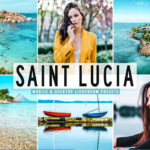 40 پریست لایت روم و پریست کمرا راو و اکشن فتوشاپ Saint Lucia Pro Lightroom Presets