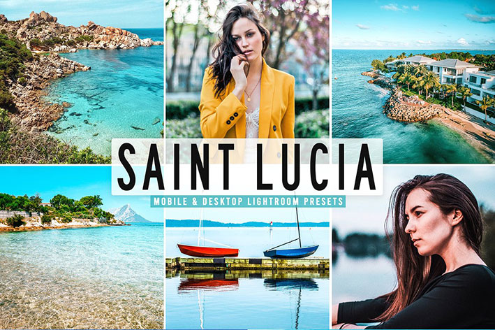 40 پریست لایت روم و پریست کمرا راو و اکشن فتوشاپ Saint Lucia Pro Lightroom Presets 40 پریست لایت روم و پریست کمرا راو و اکشن فتوشاپ Saint Lucia Pro Lightroom Presets