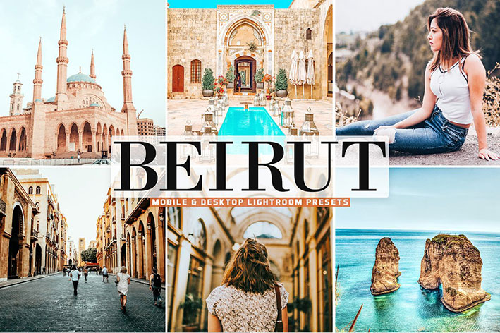 40 پریست لایت روم و پریست کمرا راو و اکشن فتوشاپ تم بیروت پایتخت لبنان Beirut Pro Lightroom Presets 40 پریست لایت روم و پریست کمرا راو و اکشن فتوشاپ تم بیروت پایتخت لبنان Beirut Pro Lightroom Presets