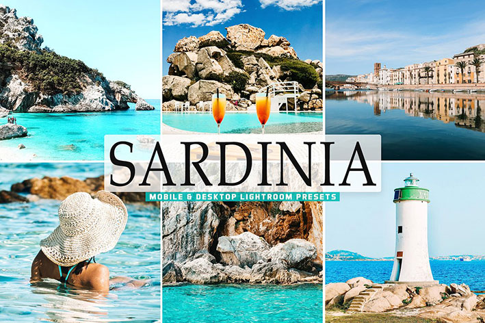 40 پریست لایت روم و پریست کمرا راو و اکشن فتوشاپ تم جزیره ساردنی ایتالیا Sardinia Pro Lightroom Presets 40 پریست لایت روم و پریست کمرا راو و اکشن فتوشاپ تم جزیره ساردنی ایتالیا Sardinia Pro Lightroom Presets