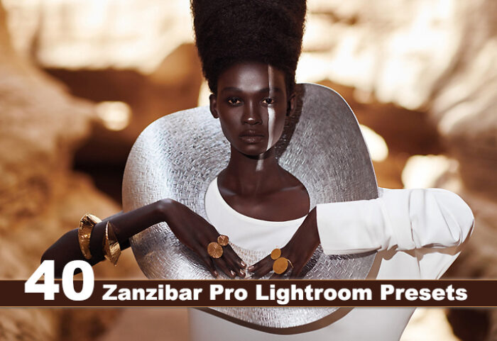 40 پریست لایت روم و پریست کمرا راو و اکشن فتوشاپ تم زنگبار آفریقا Zanzibar Pro Lightroom Presets