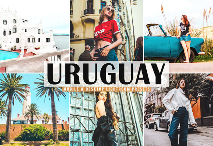 40 پریست لایت روم و کمرا راو و اکشن فتوشاپ تم اوروگوئه Uruguay Lightroom Presets