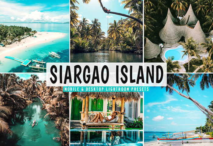 40 پریست لایت روم و کمرا راو و اکشن فتوشاپ تم جزیره سیارگائو Siargao Island Lightroom Presets