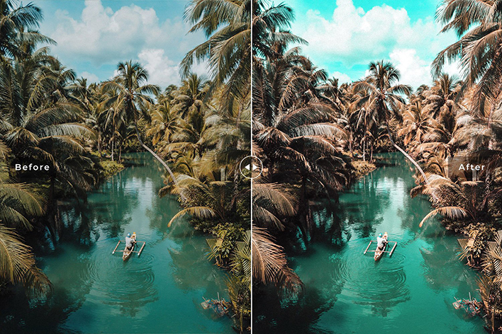 40 پریست لایت روم و کمرا راو و اکشن فتوشاپ تم جزیره سیارگائو Siargao Island Lightroom Presets 40 پریست لایت روم و کمرا راو و اکشن فتوشاپ تم جزیره سیارگائو Siargao Island Lightroom Presets