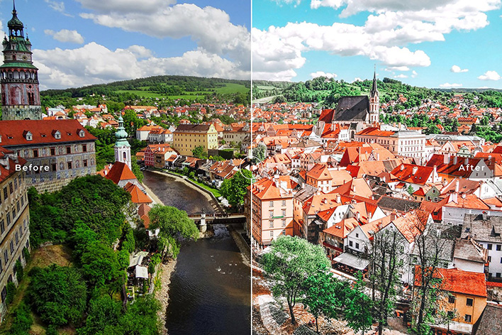 40 پریست لایت روم و کمرا راو و اکشن فتوشاپ تم جمهوری چک Czechia Lightroom Presets 40 پریست لایت روم و کمرا راو و اکشن فتوشاپ تم جمهوری چک Czechia Lightroom Presets