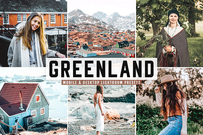 40 پریست لایت روم و کمرا راو و اکشن فتوشاپ تم گرینلند دانمارک Greenland Lightroom Presets 40 پریست لایت روم و کمرا راو و اکشن فتوشاپ تم گرینلند دانمارک Greenland Lightroom Presets