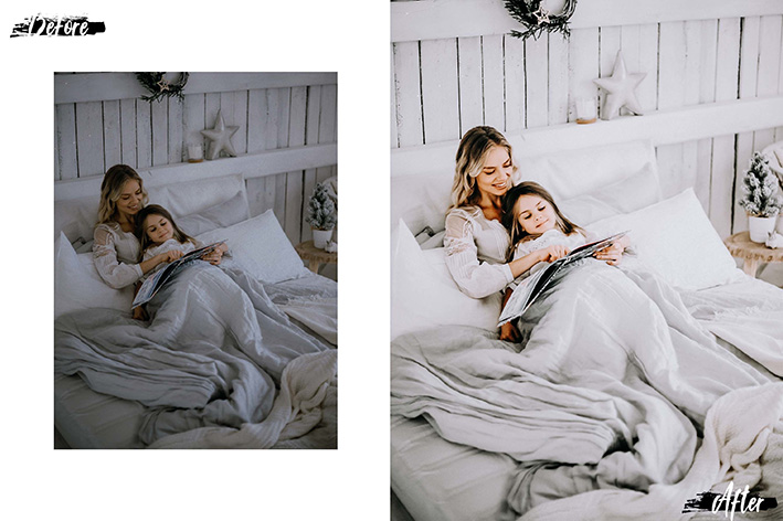 پکیج کریسمس 2021 اکشن فتوشاپ و لات رنگی و پریست کمرا راو فتوشاپ Photoshop Actions, ACR, LUT Presets