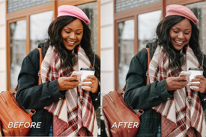10 پریست لایت روم حرفه ای تم رنگی رنجبیل Gingerbread Lightroom Presets 10 پریست لایت روم حرفه ای تم رنگی رنجبیل Gingerbread Lightroom Presets