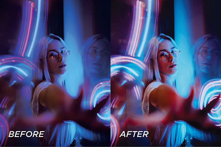 10 پریست لایت روم حرفه ای تم رنگی نئون Neon Lightroom Presets 10 پریست لایت روم حرفه ای تم رنگی نئون Neon Lightroom Presets (1)