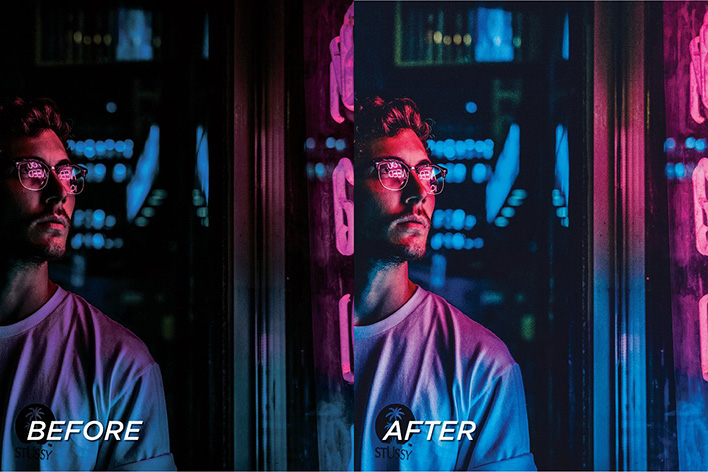 10 پریست لایت روم حرفه ای تم رنگی نئون Neon Lightroom Presets 10 پریست لایت روم حرفه ای تم رنگی نئون Neon Lightroom Presets (1)