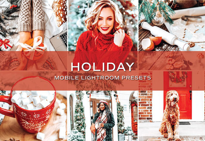 10 پریست لایت روم حرفه ای تم روشن تعطیلات Bright Holiday Lightroom Presets