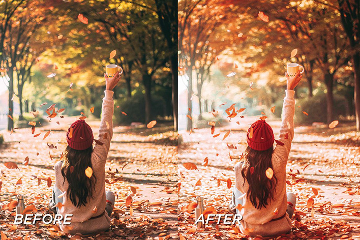 10 پریست لایت روم حرفه ای پاییز Autumn Lightroom Presets 10 پریست لایت روم حرفه ای پاییز Autumn Lightroom Presets