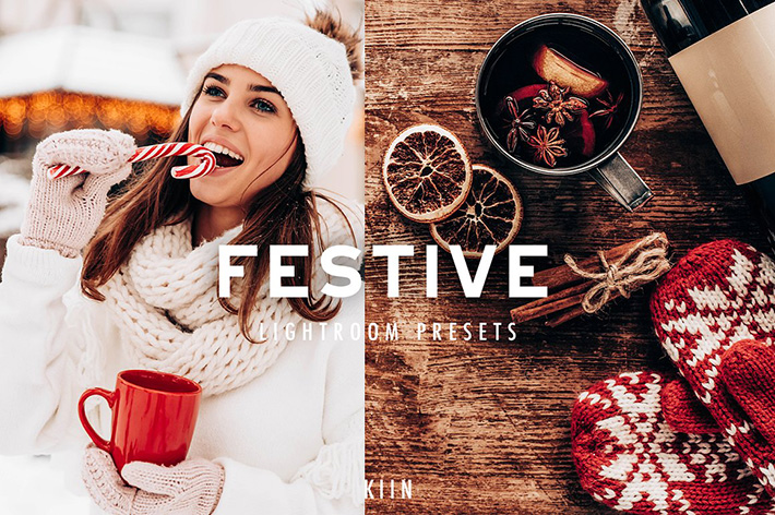 15 پریست لایتروم کریسمس عکاسی سال نو FESTIVE CHRISTMAS LIGHTROOM PRESETS