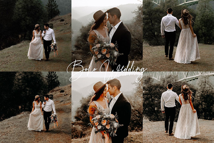 20 پریست عروسی حرفه ای لایت روم Boho Wedding Lightroom Presets Pack 20 پریست عروسی حرفه ای لایت روم Boho Wedding Lightroom Presets Pack