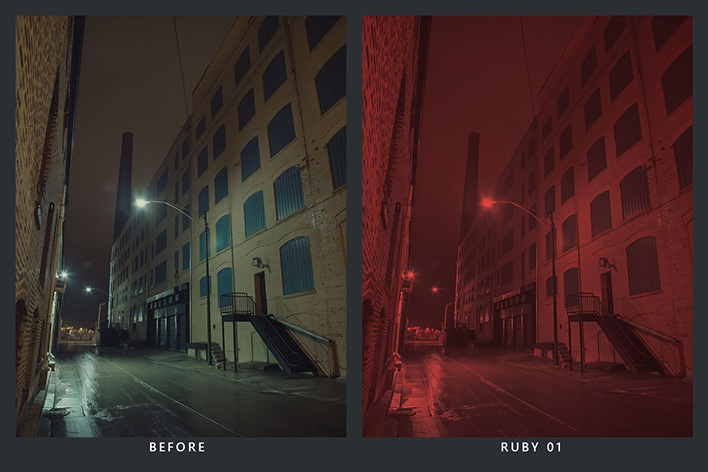 20 پریست لایت روم تک رنگ و پریست کمرا راو و لات رنگی Apocalypse LR Presets and LUTs 20 پریست لایت روم تک رنگ و پریست کمرا راو و لات رنگی Apocalypse LR Presets and LUTs