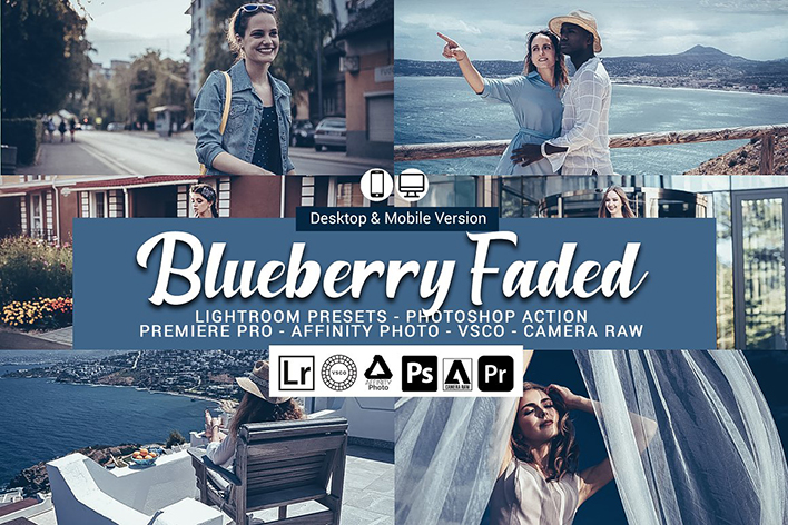 20 پریست لایت روم حرفه ای تم آبی بلوبری Blueberry faded Presets 20 پریست لایت روم حرفه ای تم آبی بلوبری Blueberry faded Presets