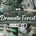 20 پریست لایت روم حرفه ای تم جنگل دراماتیک Dramatic Forest Presets
