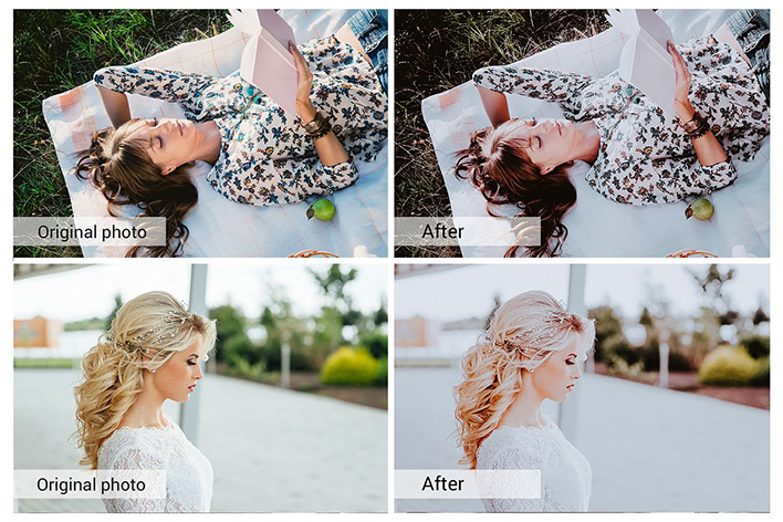 20 پریست لایت روم رنگی و اکشن و لات رنگی فتوشاپ Creamy Day Lightroom Presets 20 پریست لایت روم رنگی و اکشن و لات رنگی فتوشاپ Creamy Day Lightroom Presets