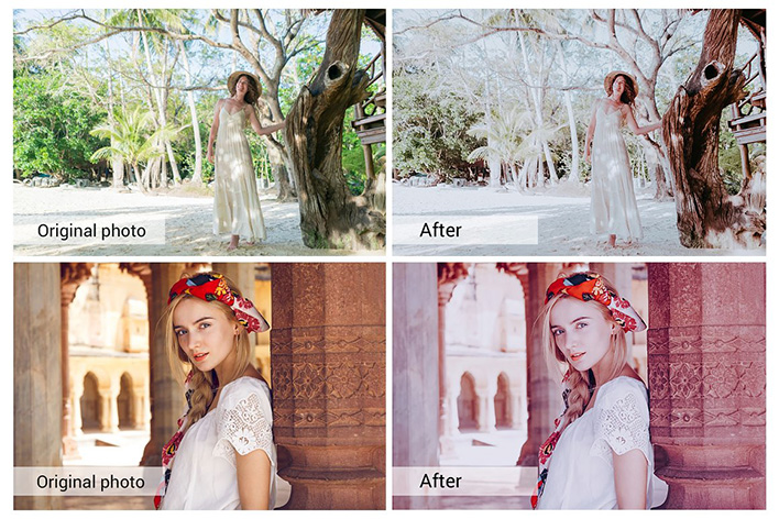 20 پریست لایت روم رنگی و اکشن و لات رنگی فتوشاپ Creamy Day Lightroom Presets 20 پریست لایت روم رنگی و اکشن و لات رنگی فتوشاپ Creamy Day Lightroom Presets