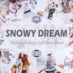 20 پریست لایت روم زمستان تم رویای برفی Snowy Dream Winter Lightroom Presets