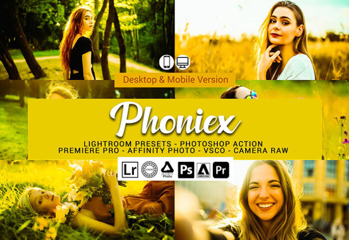 20 پریست لایت روم سینمایی و اکشن و لات رنگی فتوشاپ Phoniex Lightroom Presets